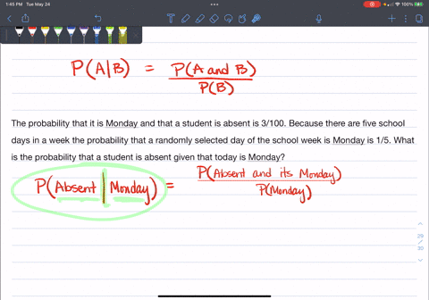 the-probability-that-it-is-monday-and-that-a-student-is-absent-is-3100-because-there-are-five-school-days-in-a-week-the-probability-that-a-randomly-selected-day-of-the-school-week-is-monday-79228