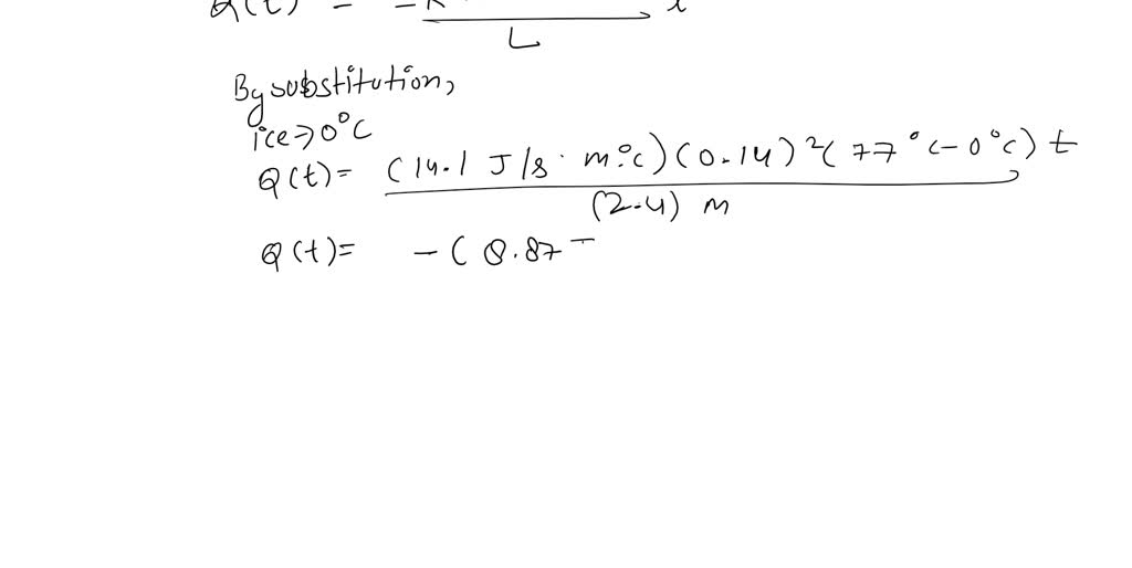 SOLVED: A square steel bar of side length w = 0.14 m has a thermal ...