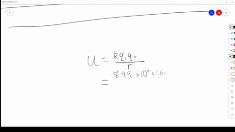 use-coulombs-law-to-calculate-the-ionization-energy-in-kilojoules-per-mole-of-an-atom-composed-of-a-proton-and-an-electron-separated-by-17100-pm