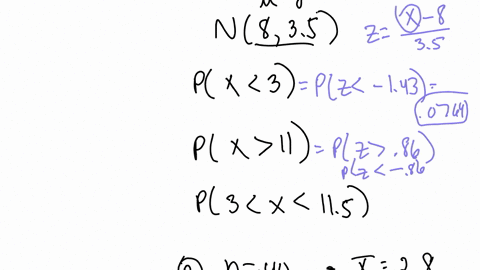 let-x-be-a-normal-random-variable-with-parameters-8-and-35-find-the-following-probabilitiesresource-finding-normal-probability-px-3-px-11-p3-x-115-2-a-sample-of-40-junior-high-students-had-a-28884