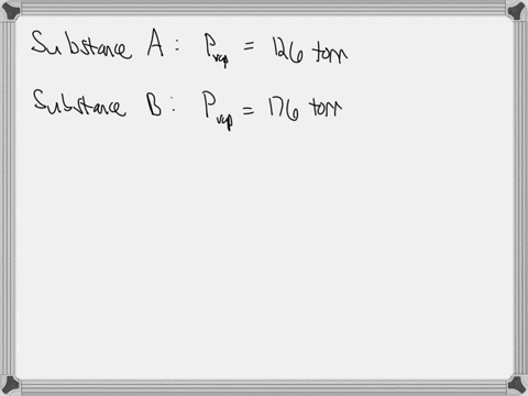 use-the-observation-in-the-first-column-to-answer-the-question-in-the-second-column-begintabularcc-hline-observation-question-hline-begintabularl-at-97-circ-mathrmc-substance-mathrma-has-a-vapor-press