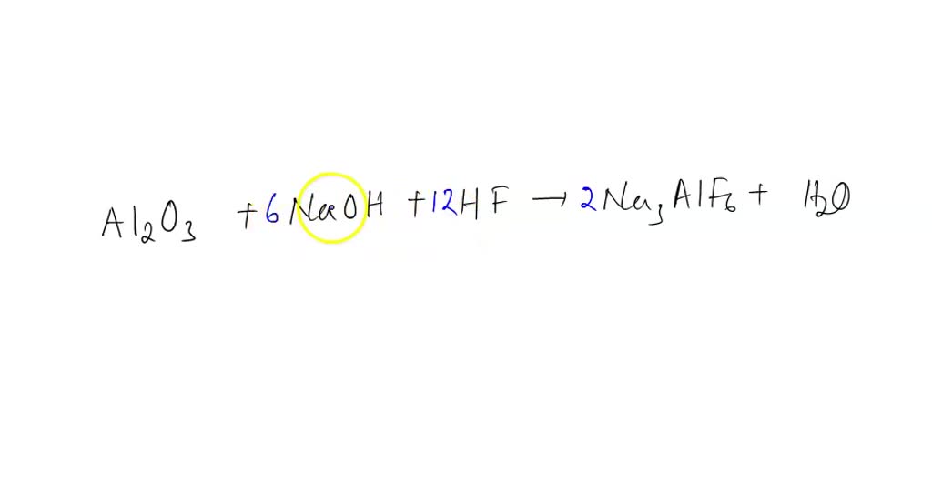 SOLVED Cryolile , Nay AIF6(S) , an Ore used in the production of