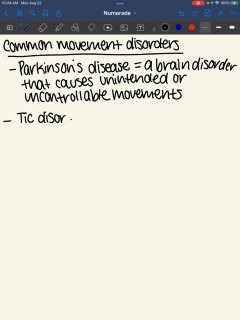 common-movement-disorders
