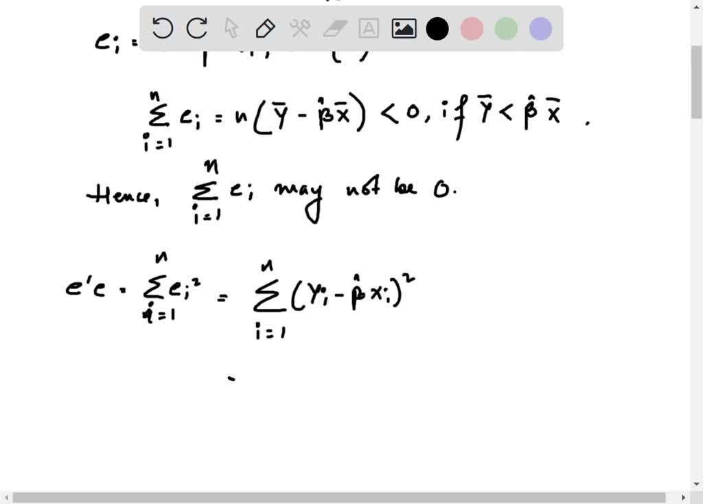 SOLVED: For a multiple linear regression model y = β0 + β1X1 + β2X2 ...