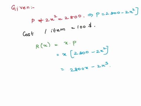the-demand-equatlon-for-a-product-is-given-by-p2x22800-where-p-is-the-prlce-in-dollars-and-x-is-the-demand-the-cost-per-item-is-100-find-the-price-whlch-maxlmlzes-the-prolt-oa-300-b1900-oc-3-83908