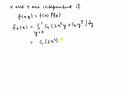 let-x-and-y-be-jointly-absolutely-continuous-random-variables-having-a-joint-density-of-the-form-fxy-x-y-c_12x2-y-c_2-y5-0-x-1-0-y-1-0-otherwise-a-determine-values-of-c1-and-c2-such-that-fx-y-is-a-val