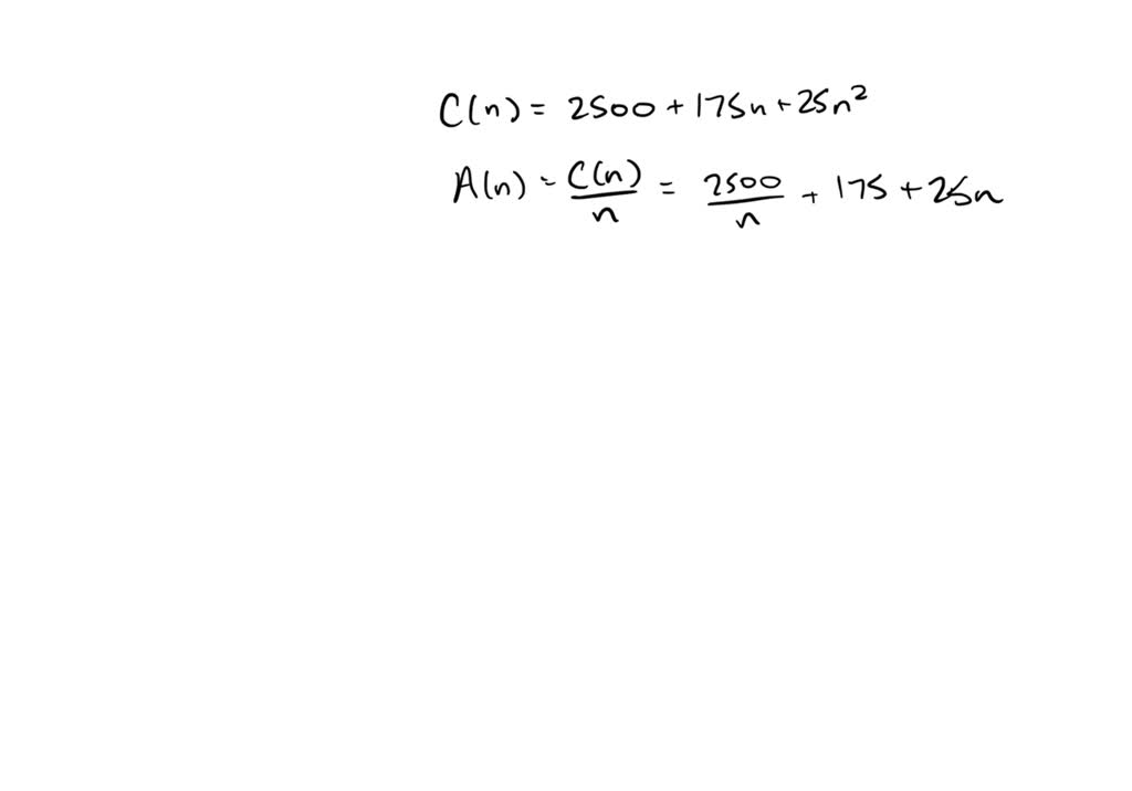 SOLVED An office copier has an initial price of 2,500. A service