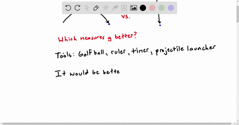 discuss-which-type-of-experiment-either-the-free-fall-motion-or-projectile-motion-would-provide-a-more-accurate-value-for-the-gravitational-acceleration-constant-g-consider-that-in-your-expe-75984