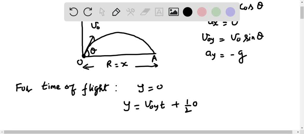 Horizontal distance deals formula