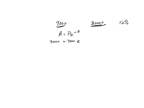 an-investment-of-7000-grows-at-a-continuous-rate-of-12-per-year-how-long-will-it-take-to-reach-a-value-of-30000-round-to-one-decimal-place