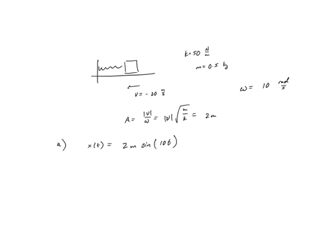a-particle-with-a-mass-of-0500-mathrmkg-is-attached-to-a-horizontal-spring-with-a-force-constant-o-4-44522