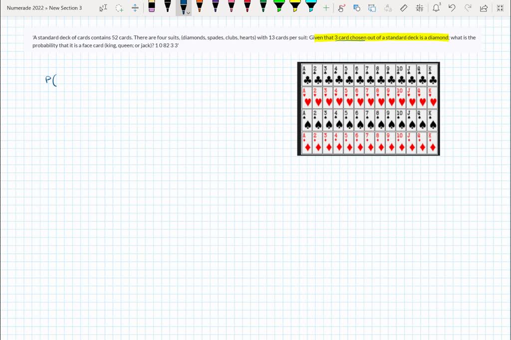 SOLVED 'A standard deck of cards contains 52 cards. There are four
