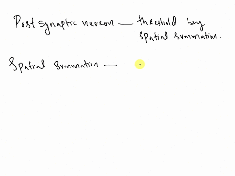 if-a-postsynaptic-neuron-is-stimulated-to-threshold-by-spatial-summation-this-implies-that-athe-postsynaptic-cell-has-many-synapses-with-many-presynaptic-neurons-8the-postsynaptic-cell-has-m-65448