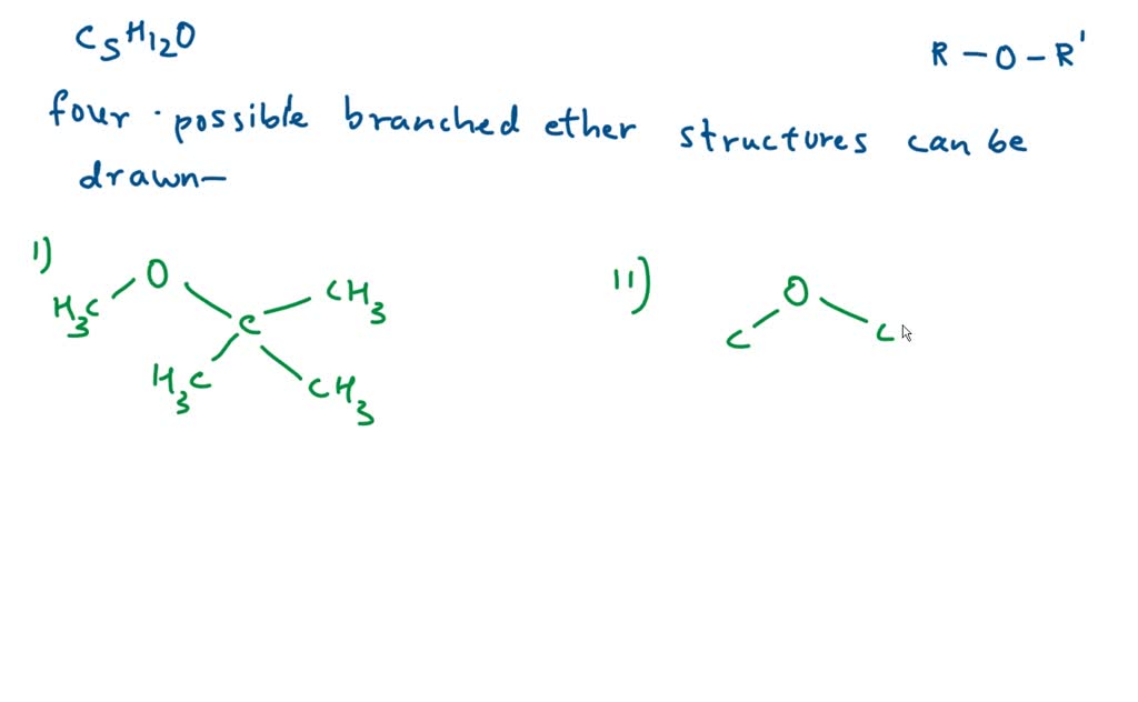 SOLVED: [References] Draw the structure(s) of the branched ether with ...