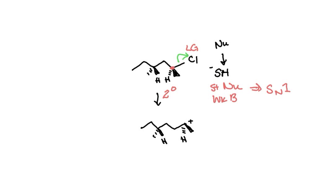 SOLVED: Draw a structural formula for the substitution product of the ...