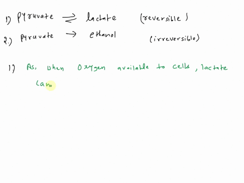 the-pyruvate-rightarrow-lactate-reaction-in-animals-is-reversible-but-the-pyruvate-rightarrow-ethano-60777