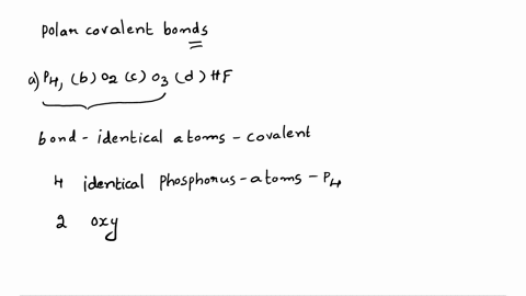 which-of-the-following-molecules-contain-polar-covalent-bonds-msp-a-phosphorus-p4-c-ozone-o3-b-oxygen-o2-d-hydrogen-fluoride-hf-67171