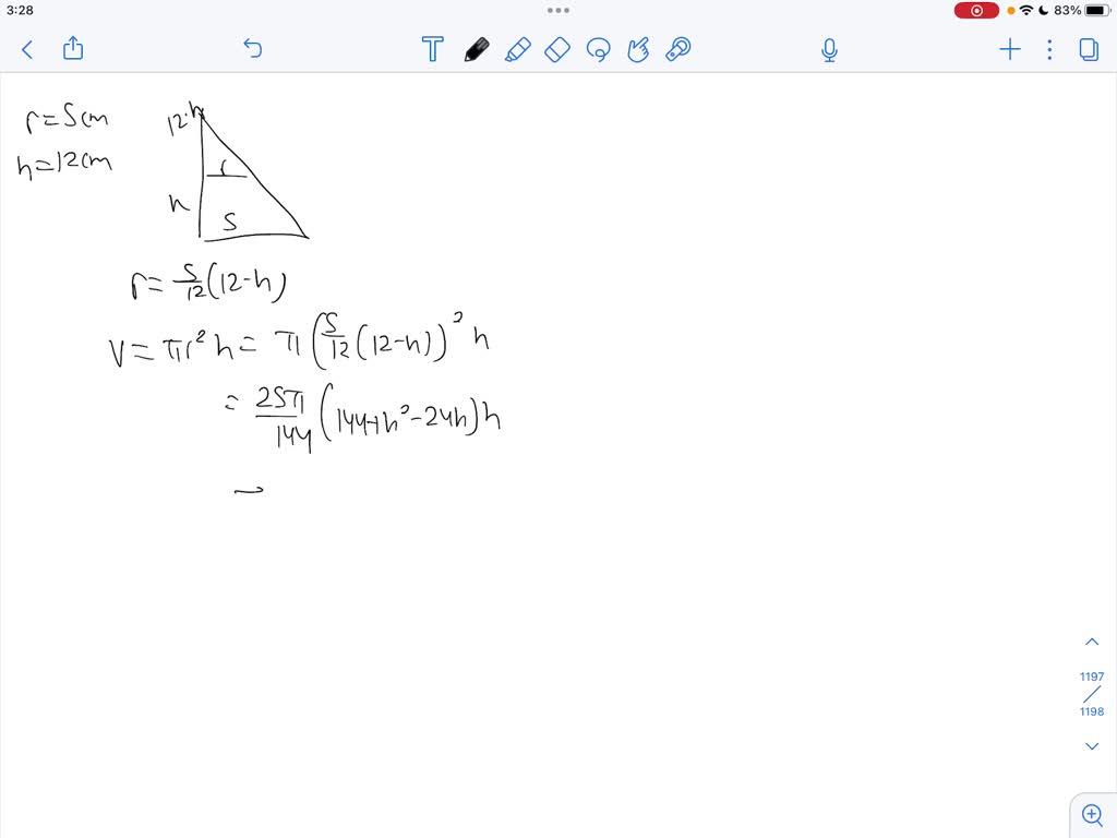 SOLVED: Determine the dimensions of the right circular cylinder of ...