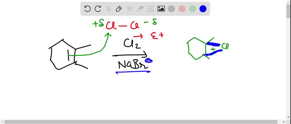 SOLVED: Draw the expected product for the reaction (Show ...