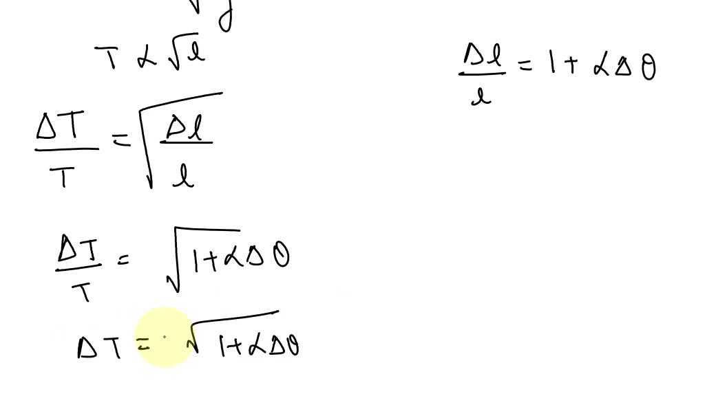 SOLVED A pendulum clock with pendulum made of brass designed to keep
