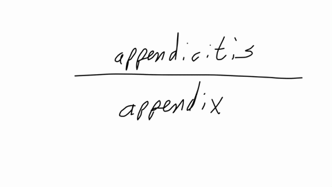 which-of-the-following-complications-is-thought-to-be-the-most-common-cause-of-appendicitis-125-points-o-a-fecalith-bowel-kinking-internal-bowel-occlusion-abdominal-bowel-swelling