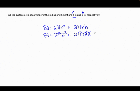 find-the-surface-area-of-a-cylinder-if-the-radius-and-height-are-2-in-and-3-in-respectively-97133