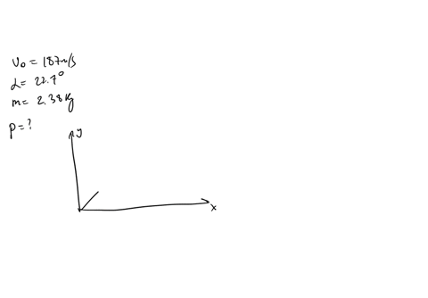 a-238-kg-projectile-is-fired-with-a-velocity-of-187-ms-at-an-angle-of-227-above-the-horizontal-what-will-be-the-momentum-of-this-projectile-at-the-highest-point-of-its-trajectorynevermind-i-55102