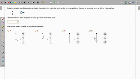 draw-the-angle-in-standard-position-and-state-the-quadrant-in-which-the-terminae-side-of-the-angle-lies-or-the-axis-on-which-the-terminal-side-of-the-angle-lies_-the-terminaba-side-of-the-an-02826