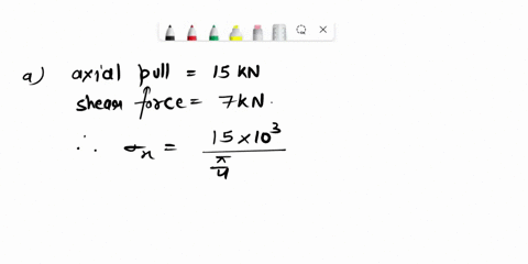 7 a bolt is subjected to an axial pull of 12 kn together with a ...