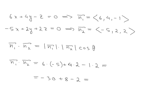 the-angle-between-two-planes-is-the-smallest-angle-0-between-the-normal-vectors-of-the-planes-where-the-directions-of-the-norma-vectors-are-chosen-so-that-0s0s-2-find-the-angle-between-the-p-17888