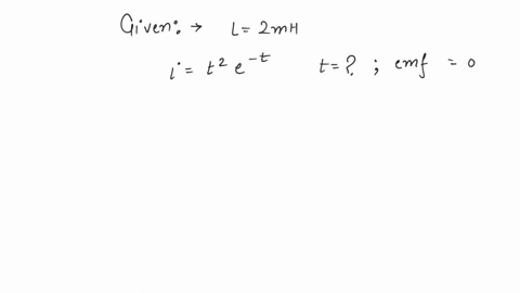 the-current-through-a-coil-of-self-inductance-l-2mh-is-given-by-i-t2et-at-time-t-how-long-it-will-take-to-make-the-emf-zero