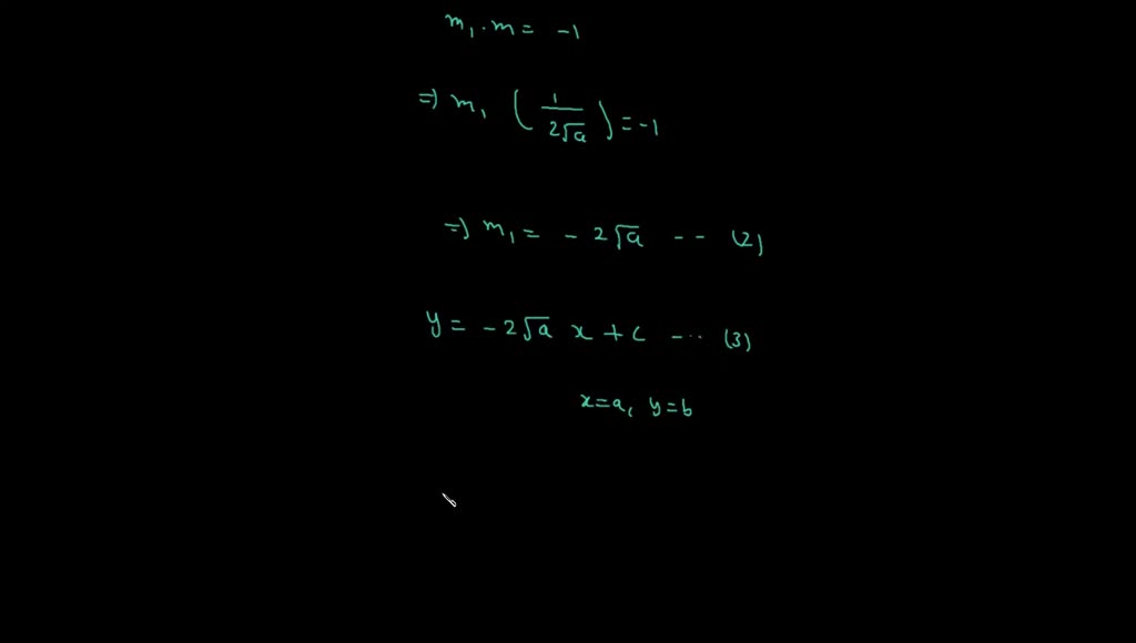 SOLVED: Find an equation of the normal line to the curve of y = x that ...