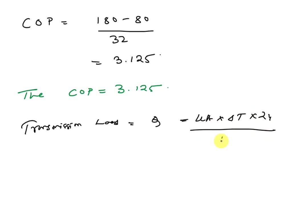 SOLVED A R134a machine operates at 15Â°C evaporator and 35Â°C