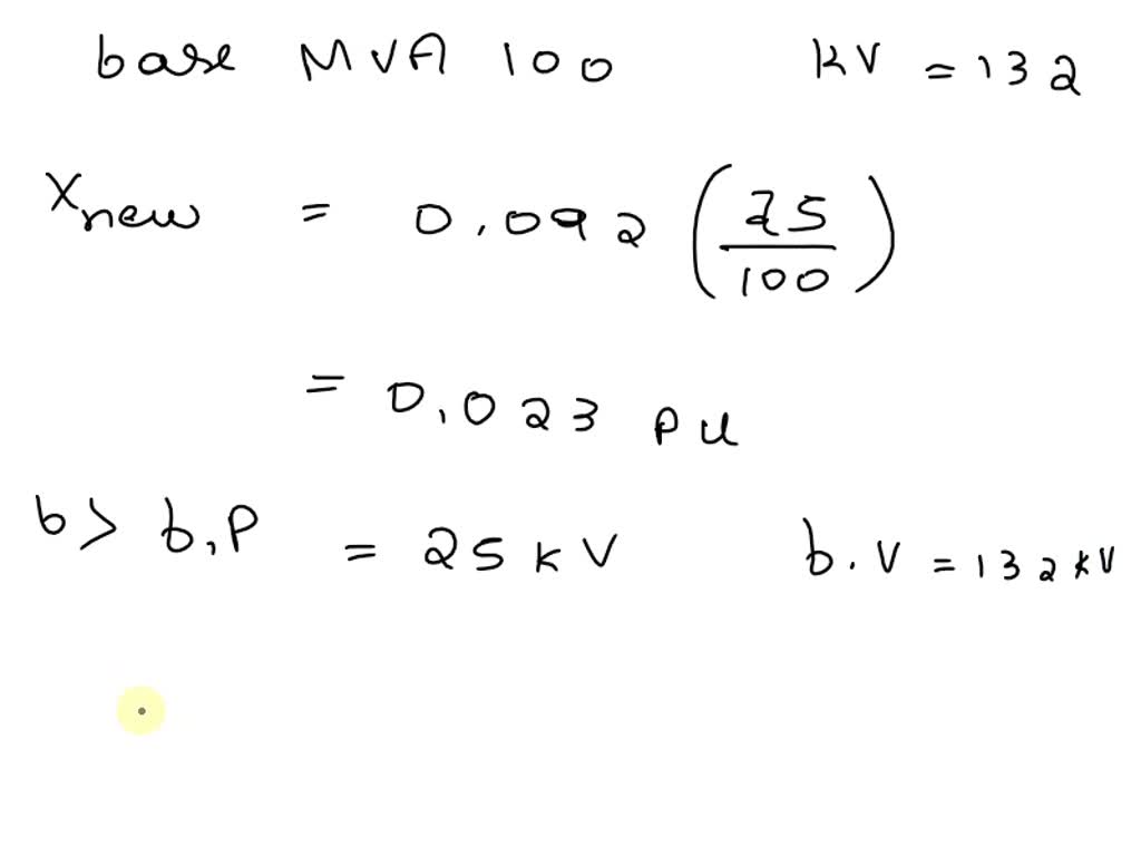 SOLVED: Q.48 A symmetrical 3-phase short circuit occurs on the 22 kV ...