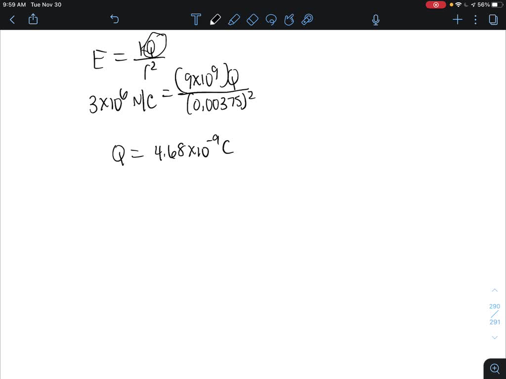 SOLVED: Dry air will break down and generate a spark if the electric ...