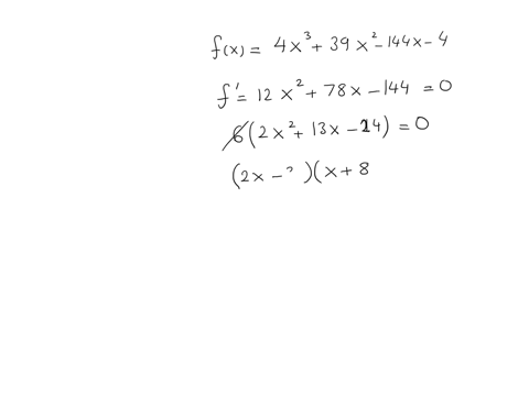 fx4x339x2144x4-use-the-first-derivative-test-to-find-any-local-extrema-enter-any-local-extrema-as-an-ordered-pair-separate-multiple-answers-with-commas-selecting-a-radio-button-will-replace-the-entere