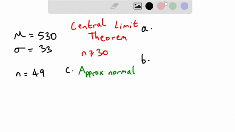 a-certain-population-has-a-mean-of-530-and-a-standard-deviation-of-33-many-samples-of-size-49-are-randomly-selected-and-the-means-calculated-a-what-value-would-you-expect-to-find-for-the-mea-26484