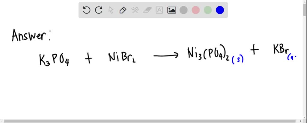 Solved Write A Balanced Chemical Equation Based On The Following Description Aqueous Potassium 0070