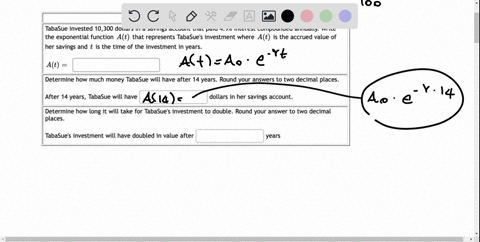 evaluating-and-solving-exonential-functions-tabasue-invested-10300-dollars-in-a-savings-account-that-paid-49-interest-compounded-annually-write-the-exponential-function-at-that-represents-ta-73076
