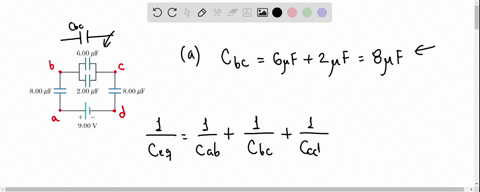 find-a-the-equivalent-capacitance-of-the-capacitors-in-figure-p1639-b-the-charge-0n-each-capacitor-and-c-the-potential-difference-across-each-capacitor-600-pf-800-pf-200-pf-800-pf-900-v-figu-86867