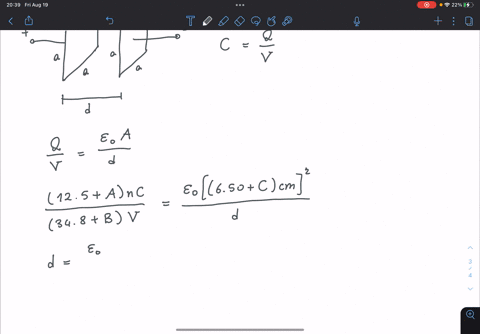 1040-notes-a-9-c-22-you-have-two-square-metal-plates-with-side-lengths-of-650c-cm-you-want-t0-make-parallel-plate-capacitor-that-will-hold-charge-of-125a-nc-when-connected-to-348b-v-potentia-15877