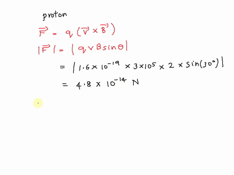 in-this-example-_-we-will-calculate-the-force-on-proton-moving-in-magnetic-field-in-figure-1-beam-of-protons-moves-through-uniform-magnetic-field-with-magnitude-20-t-directed-along-the-posit-59771