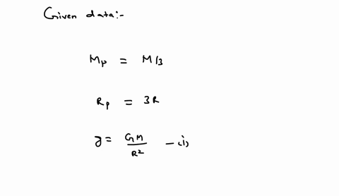 a-hypothetical-planet-has-a-mass-one-third-of-and-a-radius-three-times-that-of-earth-what-is-the-acceleration-due-to-gravity-on-the-planet-in-terms-of-g-the-acceleration-due-to-gravity-on-ea-32106