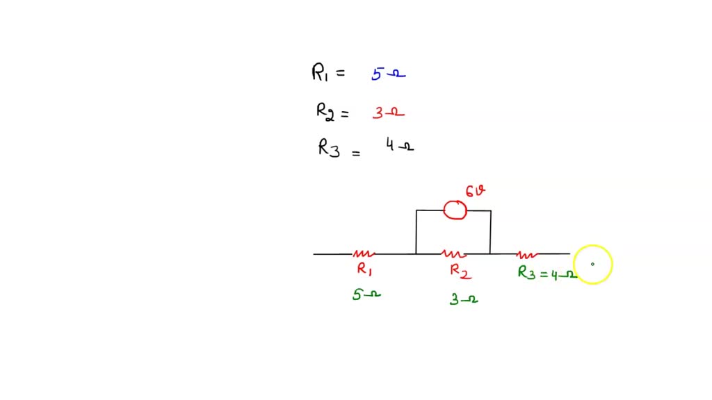 SOLVED Two resistors are connected in series to a battery of 10V The resistance of one of the