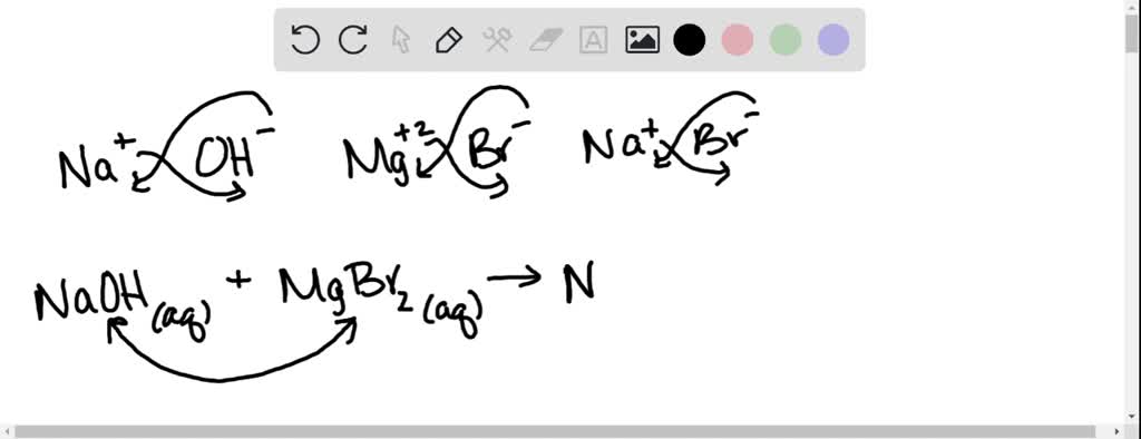 SOLVED: Does a reaction occur when aqueous solutions of sodium ...