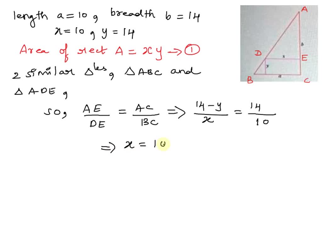 SOLVED: A rectangle aren 0l 105 Fd? The leugth of the rectangle is 8 ...