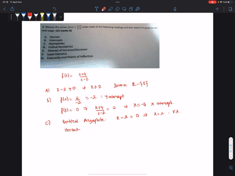 6-discuss-the-curve-f-x-next-page-15-marks-a-under-each-of-the-following-headings-and-then-sketch-the-b7acnon-the-2-domain-be-intercepts-c-asymptotes-d-critical-numbers-e-interval-of-increas-94128