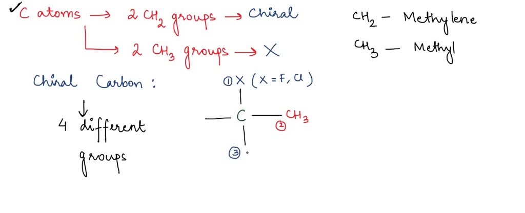 SOLVED: Why do the number of chiral carbons change from ring structure ...