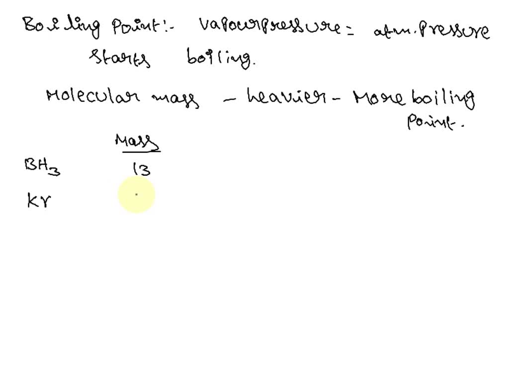 SOLVED Of the following substances_ has the highest boiling point Cl2 Br2