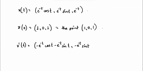 1-find-the-parametric-equation-for-the-tangent-line-to-the-curve-with-the-given-equation-at-the-specified-point-e-costye-sint2e-01-t0-ft-e-tcost-sint-7-et-sint-costl-e-e-cose-sintk-e-e-7-4-7-95088